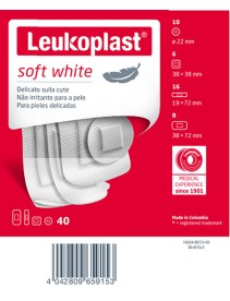 LEUKOPLAST SOFT WHITE 40PZ ASS