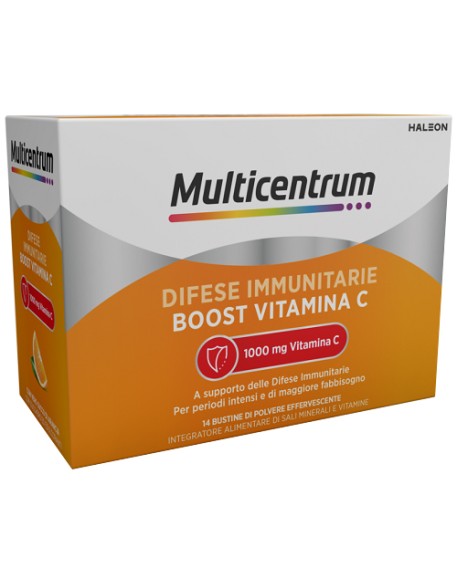 MULTICENTRUM DIFESE IMMUNITARIE BOOST VITAMINA C 14 BUSTINE