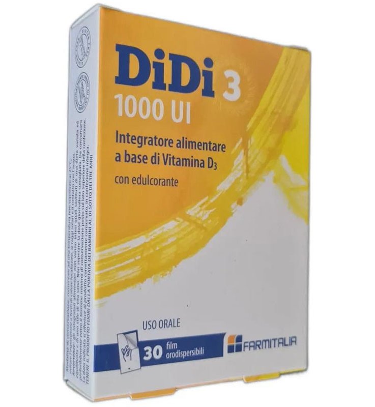 DIDI3 1000 UI 30 FILM ORODISPERSIBILI