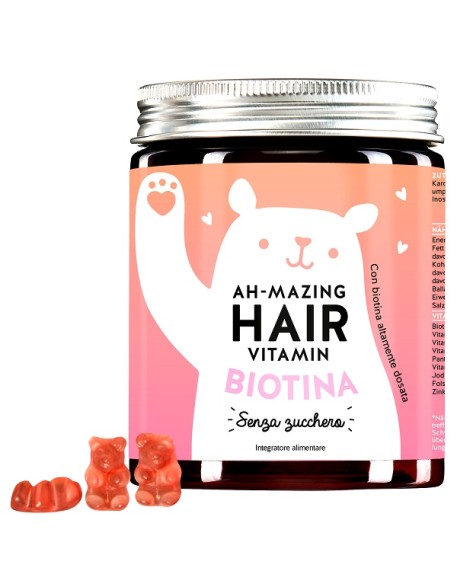 AH-MAZING HAIR VITAMINS MIT BIOTIN SUGARFREE 45 CARAMELLE GOMMOSE