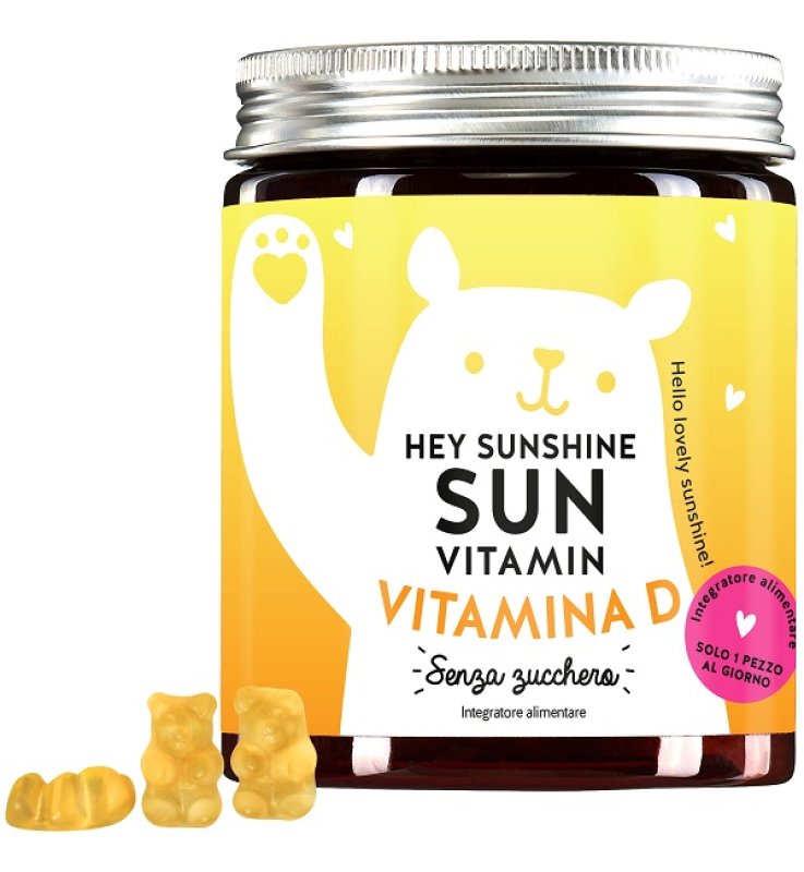 HEY SUNSHINE SUN VITAMINS MIT D3 SUGARFREE 45 CARAMELLE GOMMOSE