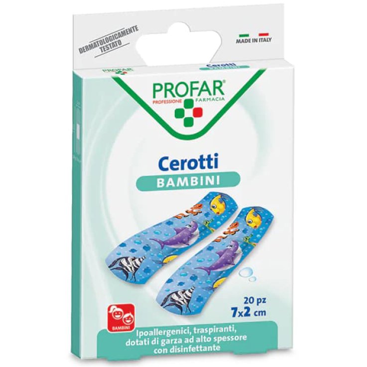 CEROTTO BAMBINI 7X2 CM 20 PEZZI PROFAR CEROTTO BAMBINI 7X2 CM 20 PEZZI PROFAR