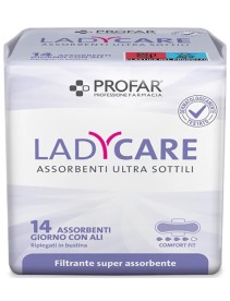 PROFAR LADY CARE ASSORBENTI BIO GIORNO ANATOMICI 14 PEZZI