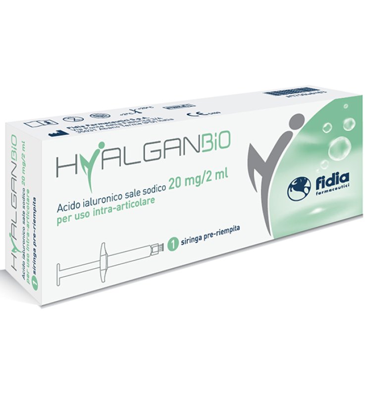SIRINGA HYALGANBIO INTRA-ARTICOLARE 20MG 2 ML SIRINGA HYALGANBIO INTRA-ARTICOLARE 20MG 2 ML