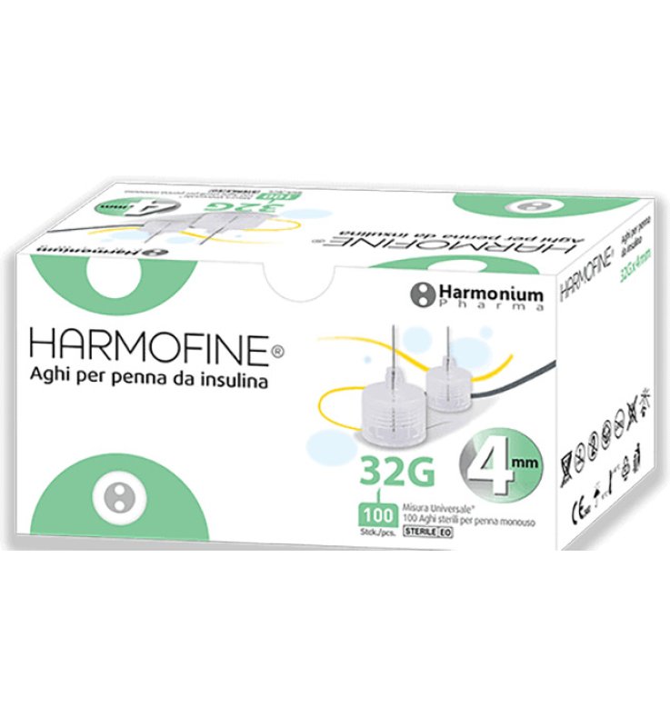 HARMOFINE Ago 32g 4mm 100pz HARMOFINE Ago 32g 4mm 100pz