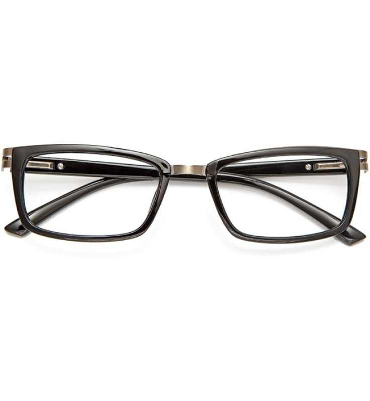 OCCHIALE DA LETTURA PREMONTATO TWINS PLATINUM LUGANO NERO +1,00