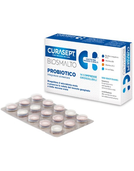 CURASEPT BIOSMALTO PROBIOTICO 14 COMPRESSE