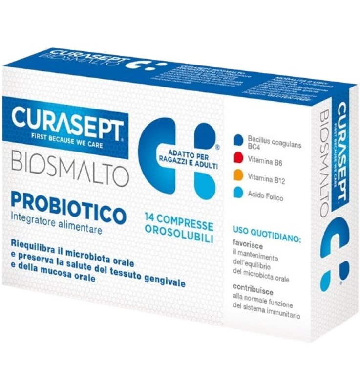 CURASEPT BIOSMALTO PROBIOTICO 14 COMPRESSE