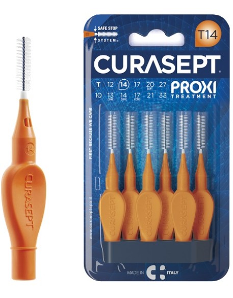 CURASEPT PROXI T14 ARANCIO/ORANGE 6 PEZZI