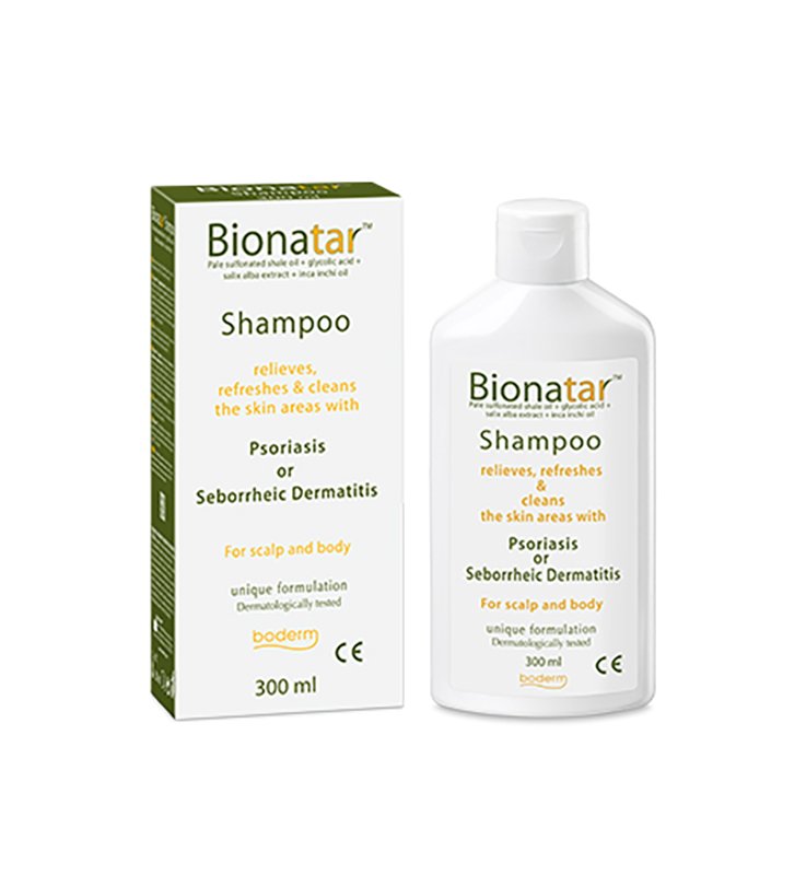 BIONATAR SHAMPOO INDICATO IN PRESENZA DI SINTOMI DI PSORIASIE DERMATITE SEBORROICA 200 ML