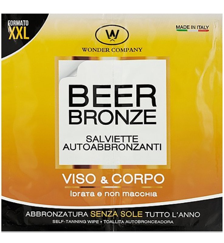 BEER BRONZE SALVIETTE AUTOABBRONZANTI 2 BUSTE