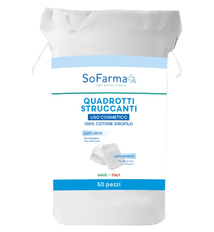 SF+ QUADROTTI STRUCCANTI 50PZ