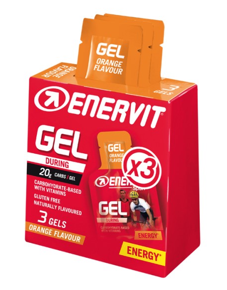 ENERVIT SP.GEL PACK ARANCIA 3X25