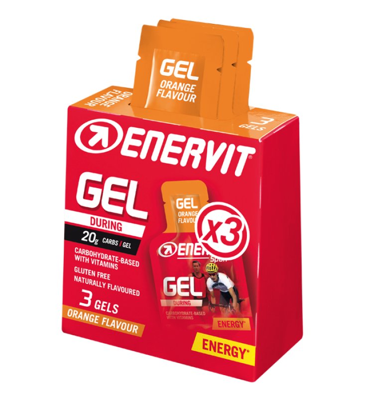 ENERVIT SP.GEL PACK ARANCIA 3X25