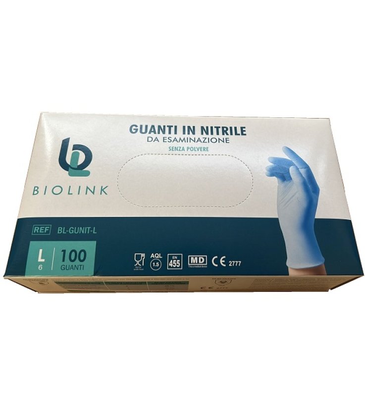 BL-GUNIT Guanti NITRILE L
