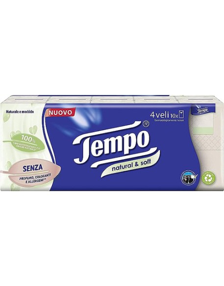 TEMPO FAZZ NATURAL&SOFT 10PZ