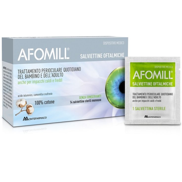 AFOMILL Salviettine Oft.14pz AFOMILL Salviettine Oft.14pz