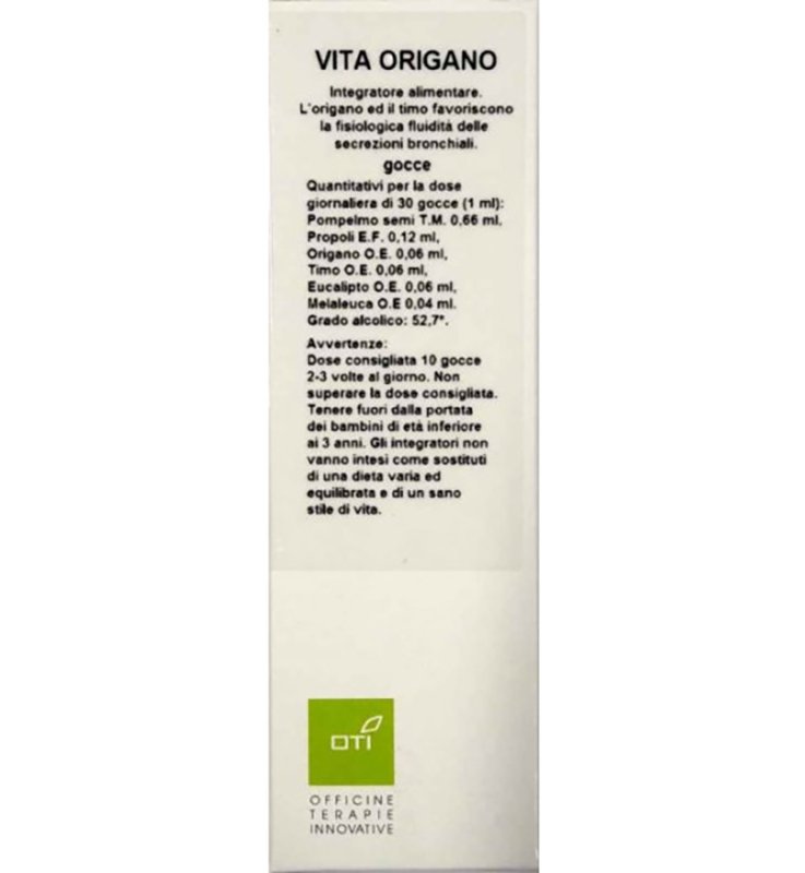 VITA ORIGANO Gtt 30ml OTI