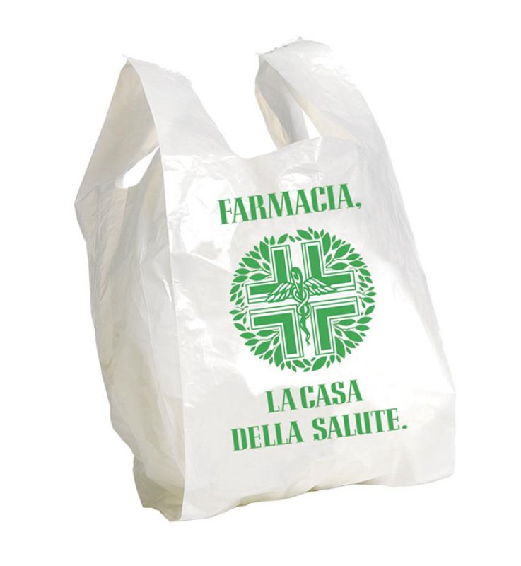 SHOPPER BIODEGRADABILE 26 X 48 CM CEF 500 PEZZI