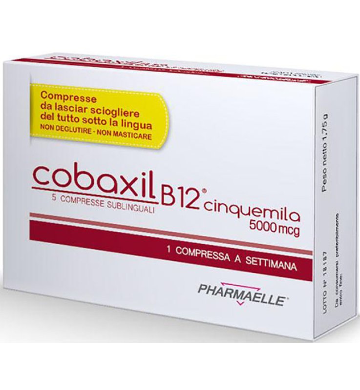 COBAXIL B12 5000MCG 5 COMPRESSE SUBLINGUALI