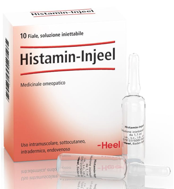 HEEL HISTAMIN INJEEL 10 FIALE DA 1,1 ML L'UNA HEEL HISTAMIN INJEEL 10 FIALE DA 1,1 ML L'UNA