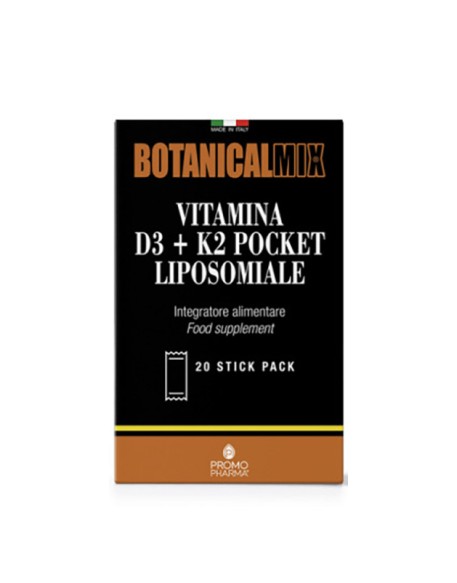 VITAMINA D3 + K2 POCKET BOTANICAL MIX 30 STICK