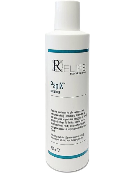 PAPIX CLEANSER DETERGENTE PER PELLI GRASSE CON IMPERFEZIONIE ACNE 200 ML