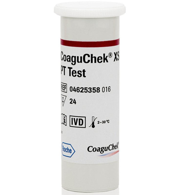 COAGUCHEK XS PT 24 TEST
