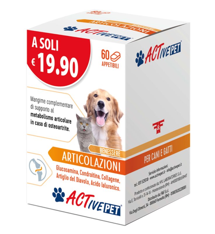 ACTIVE PET ARTICOLAZIONI 60CPR
