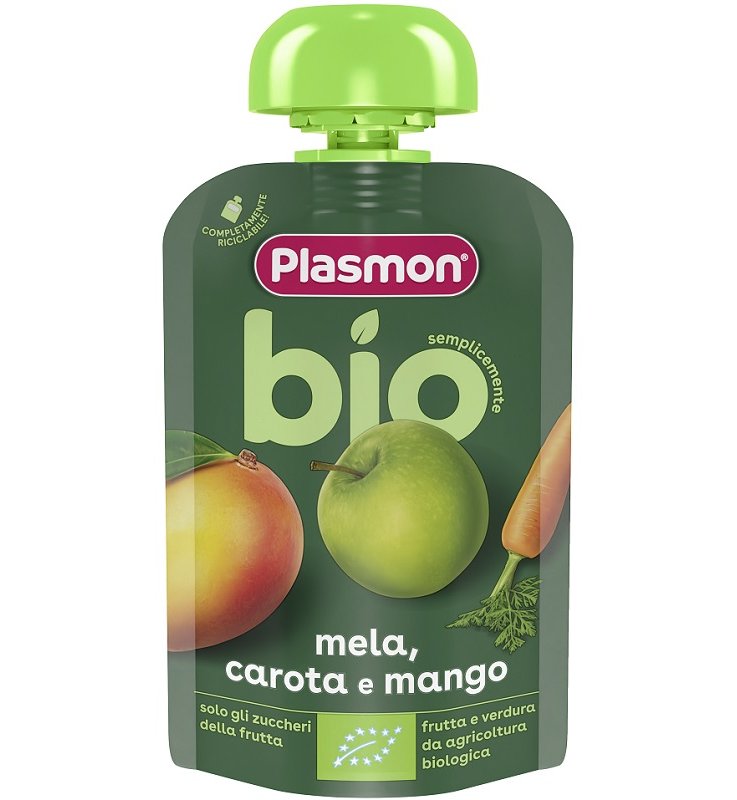 PLASMON MELA/CAROT/MANGO BIO POU