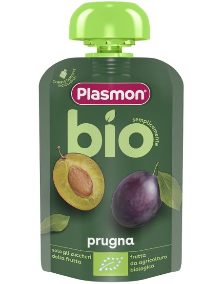 PLASMON PRUGNA BIO POUCHES 100GR