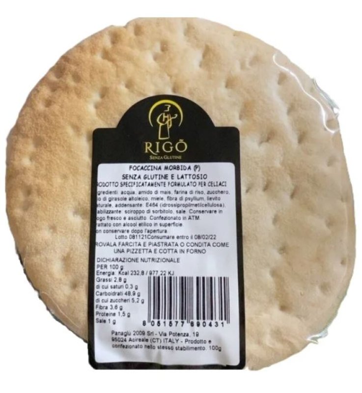 RIGO'Focaccina Morb.100g RIGO'Focaccina Morb.100g