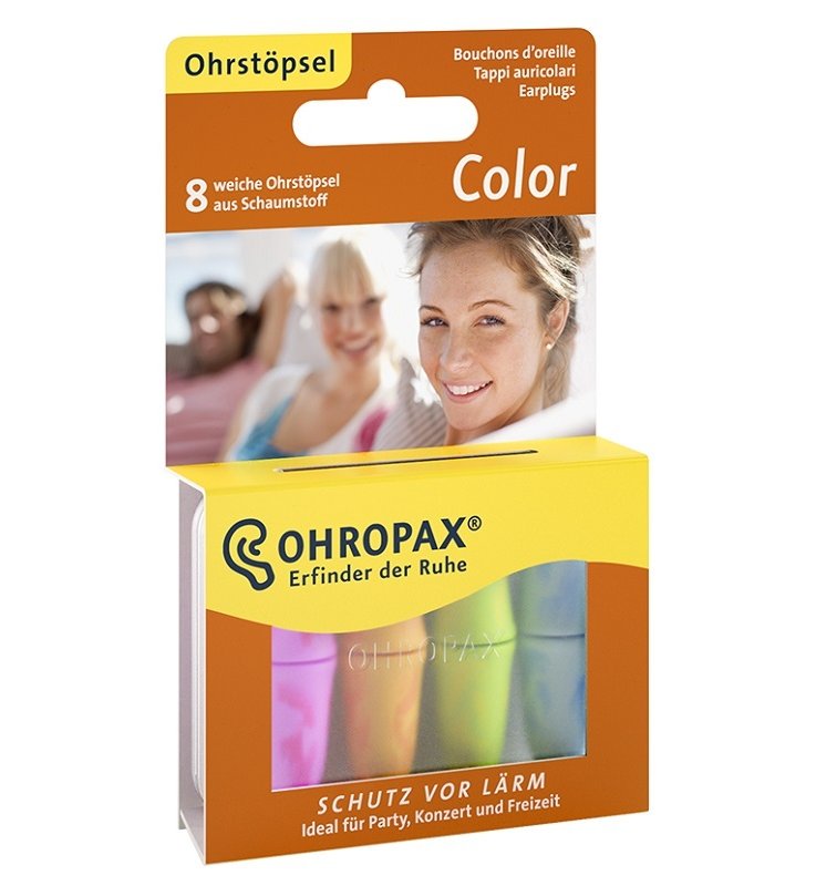OHROPAX Tappi Aur.Sch.Col.8pz OHROPAX Tappi Aur.Sch.Col.8pz