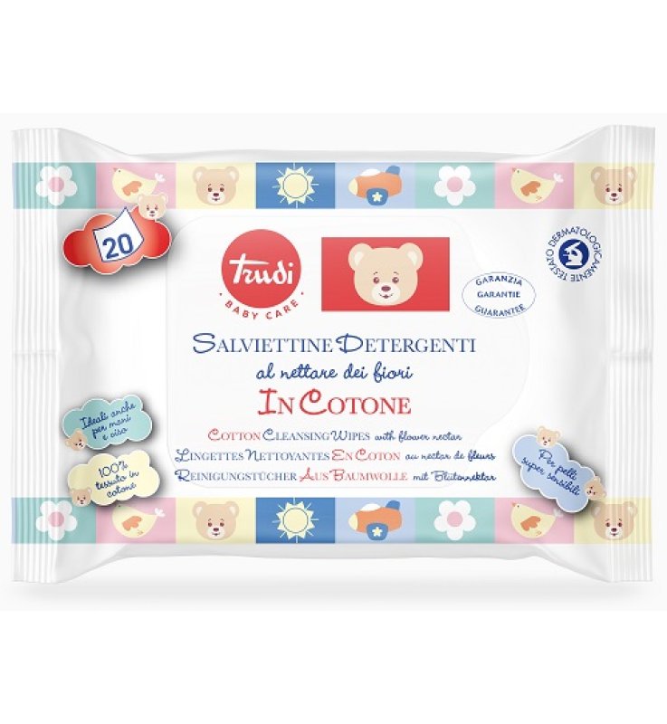 TRUDI BABY CARE SALV.COTONE 20PZ