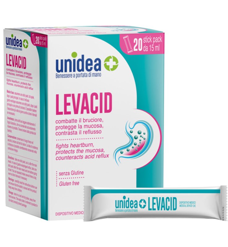 UNIDEA LEVACID 20 STICK DA 15ML