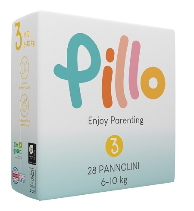 PILLO Prem.3 Midi 6/10Kg 28pz