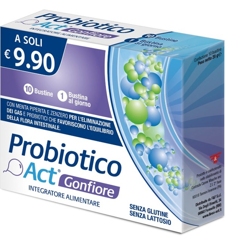 PROBIOTICO ACT GONFIORE 10 BUSTINE