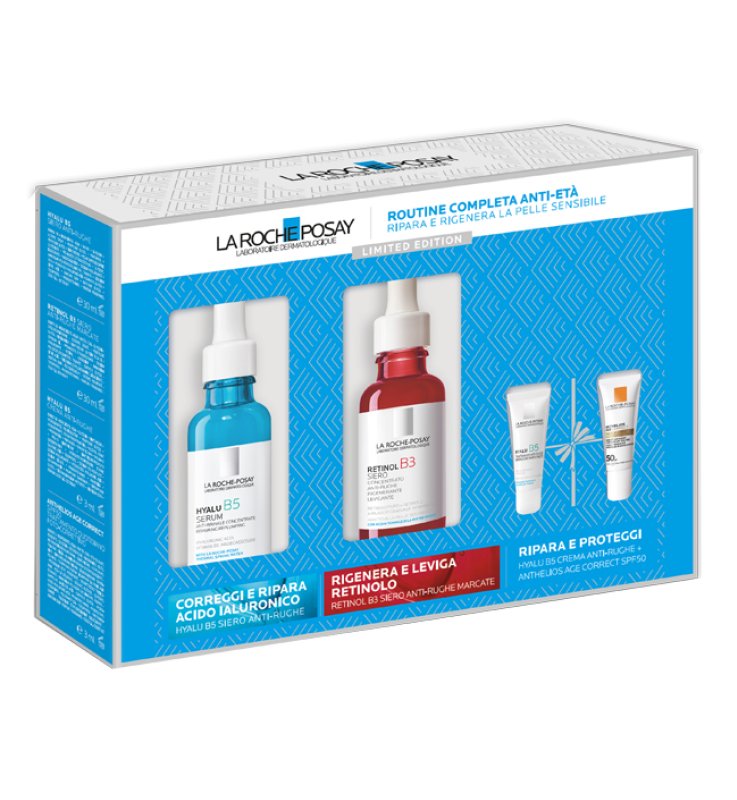 HYALU SIERO 30 ML + RETINOL 30 ML NATALE 23 1 HYALU B5 SIEROANTI RUGHE 30 ML + 1 RETINOL B3 SIERO ANTI RUGHE MARCATE 30ML + 1 HYALU B5 CREMA ANTI RUGHE 3 ML