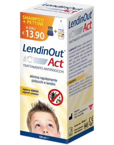 LENDINOUT ACT A/PIDOCCHI 150ML