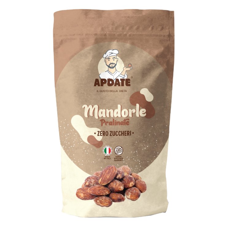 MANDORLE PRALINATE SENZA ZUCCHERO 40 G MANDORLE PRALINATE SENZA ZUCCHERO 40 G