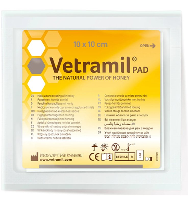 VETRAMIL*PAD Garza 10x10  5pz