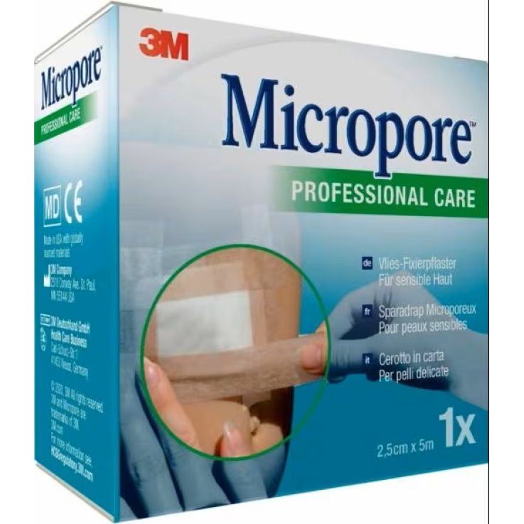 MICROPORE SURG T TA M5X25MM 3M MICROPORE SURG T TA M5X25MM 3M