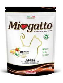 MIOGATTO STERILIZZATO POLLO NATURALE 400 G