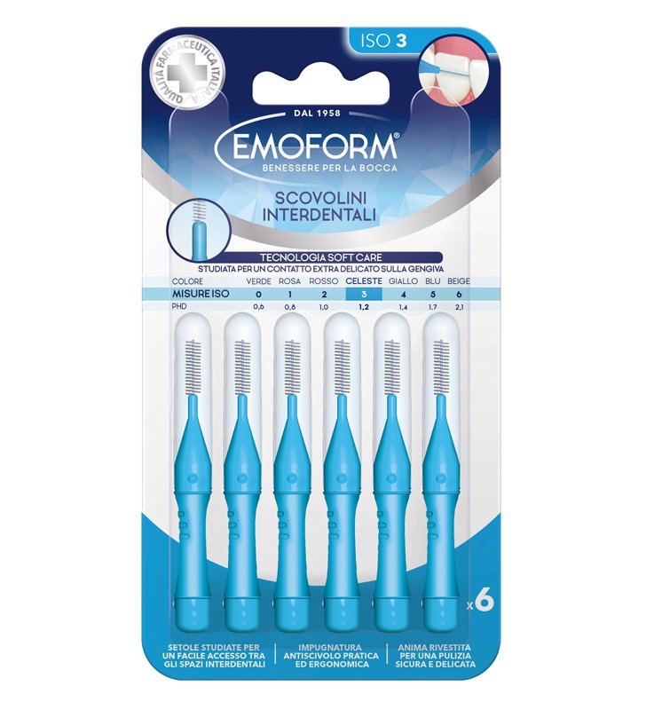 EMOFORM Scov.ISO 3 Celeste 6pz EMOFORM Scov.ISO 3 Celeste 6pz