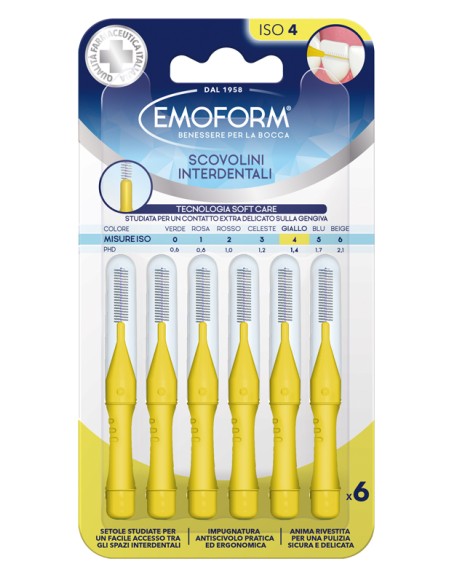 EMOFORM Scov.ISO 4 Giallo 6pz