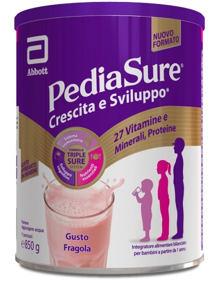 PEDIASURE CRESCITA&SVILUPPO RINFORZA FRAGOLO 850 G