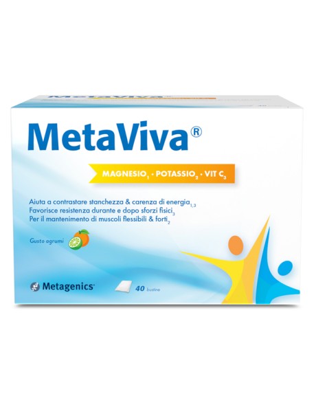 METAVIVA MG K VIT C 40BST