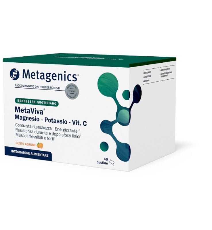 METAVIVA MG K VIT C 40BST