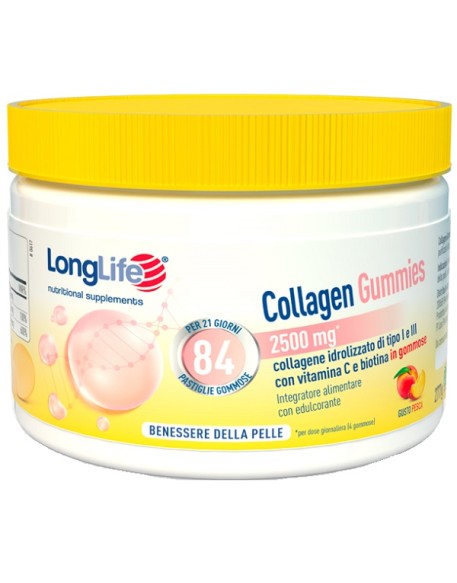 LONGLIFE COLLAGEN GUMMIES 84GOMM