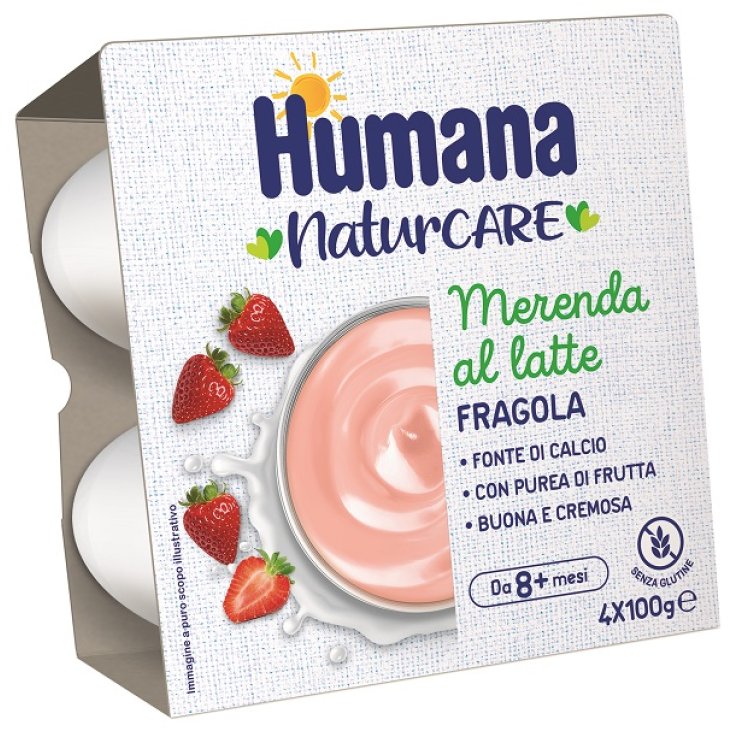 HUMANA Mer.Latte Fragola4x100g HUMANA Mer.Latte Fragola4x100g